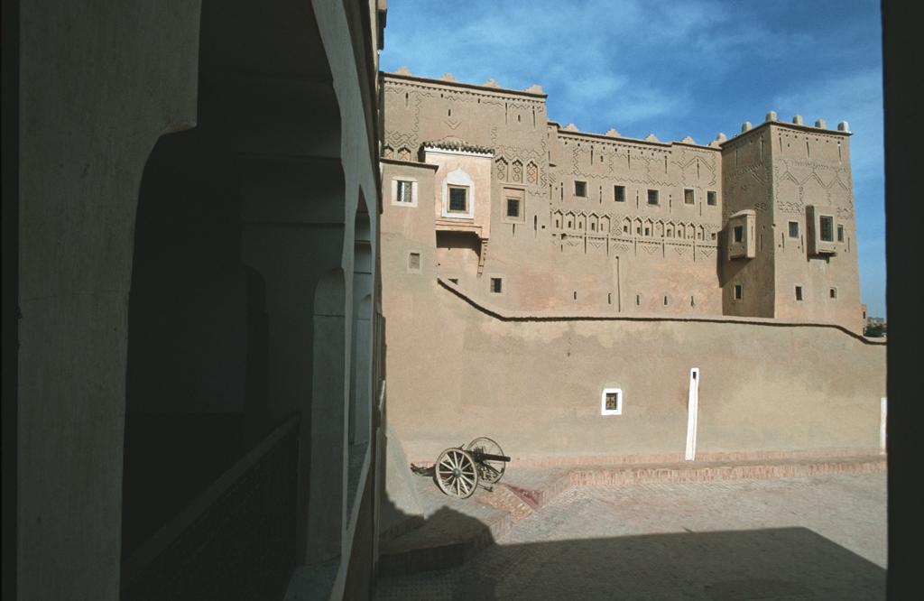 Ouarzazate kasbah innenhof