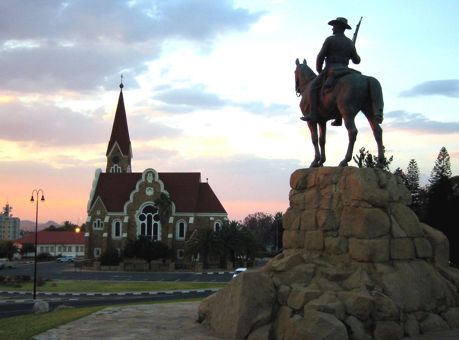 Windhoek Christuskirche Reiterdenkmal