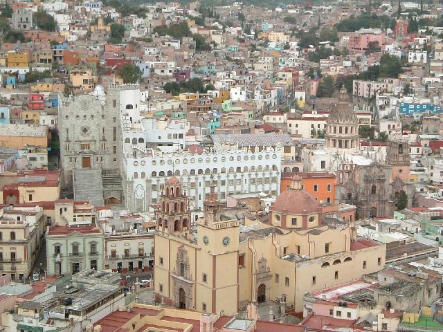 Universidad y Catedral de Guanajuato